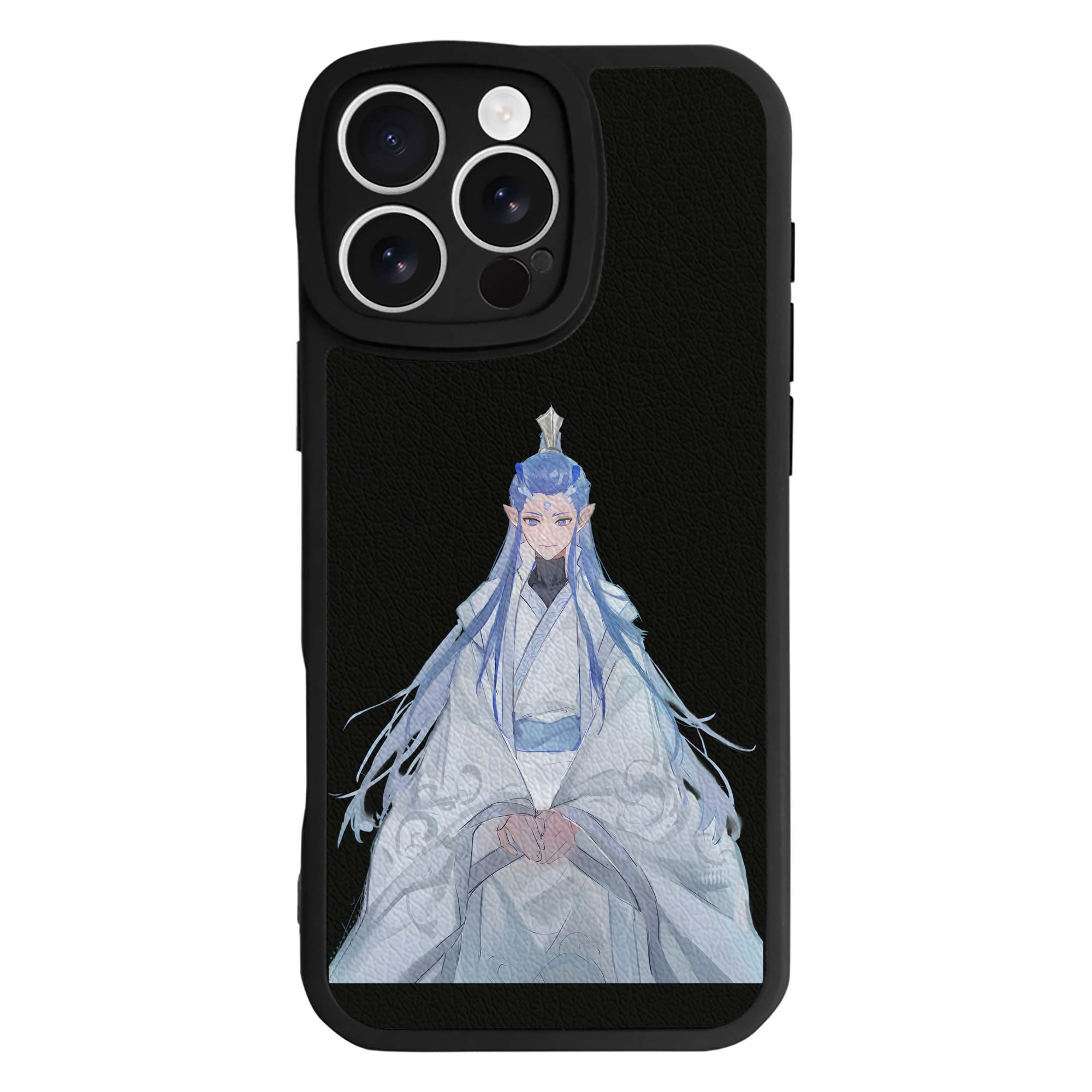 （画像用） Ne Zha 2 ナタ 魔童の大暴れ 【iPhone 16シリーズ対応】シリコンスマホケース（レザー調） 材質：シリコン